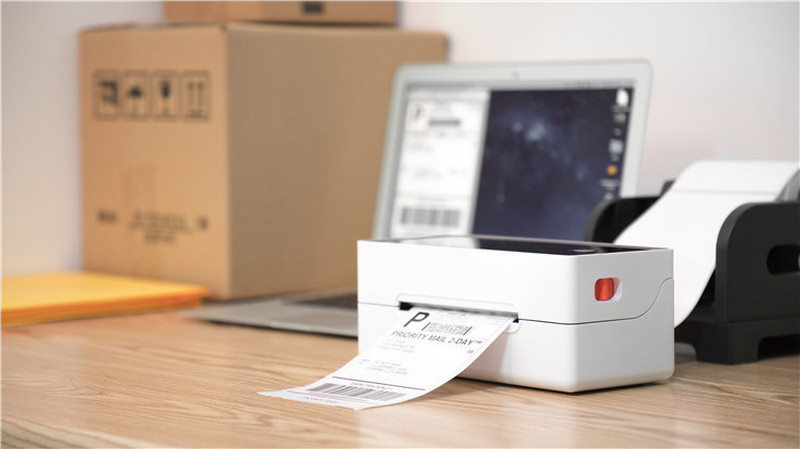 usb desktop fast speed barcode sheet printing 4 inch 110mm direct thermal 4x6 shipping label printer for logistics 7